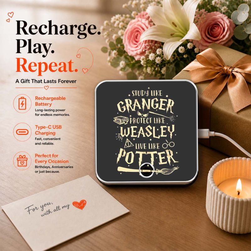 Harry Potter Theme Birthday Return Gift for Fans Girls, Boys & Friends Harry Potter Inspired Musical Fridge Magnet Playing Harry Porter Song Magnet